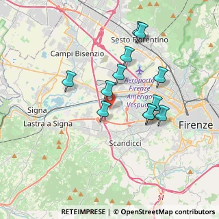 Mappa Via del Malmantile Racquistato, 50142 Firenze FI, Italia (3.42167)
