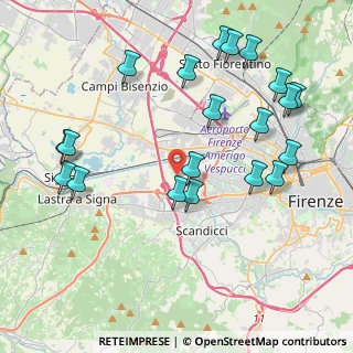 Mappa Via del Malmantile Racquistato, 50142 Firenze FI, Italia (4.7495)