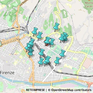 Mappa Viale dei Mille, 50137 Firenze FI, Italia (0.73)