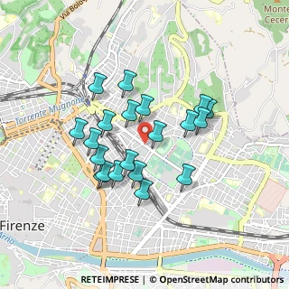 Mappa Viale dei Mille, 50137 Firenze FI, Italia (0.7695)