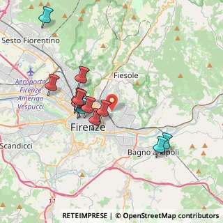Mappa Viale dei Mille, 50137 Firenze FI, Italia (3.68333)