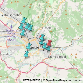 Mappa Viale dei Mille, 50137 Firenze FI, Italia (3.23167)