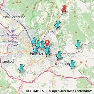 Mappa Viale dei Mille, 50137 Firenze FI, Italia (3.70538)