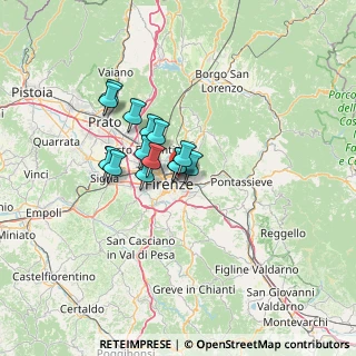 Mappa Viale dei Mille, 50137 Firenze FI, Italia (8.705)