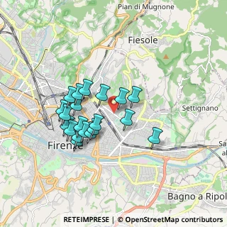 Mappa Viale dei Mille, 50137 Firenze FI, Italia (1.545)