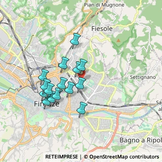 Mappa Viale dei Mille, 50137 Firenze FI, Italia (1.63667)