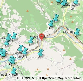 Mappa Via di Compiobbi, 50012 Bagno a Ripoli FI, Italia (3.244)