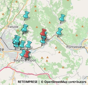 Mappa Via di Compiobbi, 50012 Bagno a Ripoli FI, Italia (4.132)