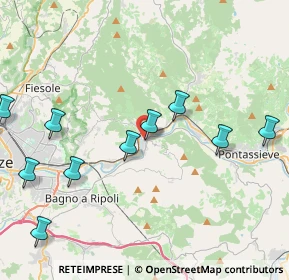 Mappa Via di Compiobbi, 50012 Bagno a Ripoli FI, Italia (5.5475)