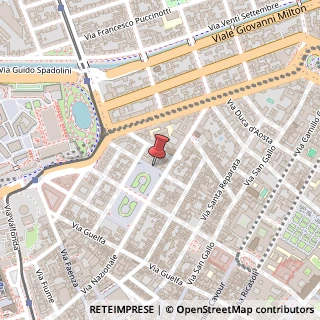 Mappa Piazza della Indipendenza, 22, 50129 Firenze, Firenze (Toscana)