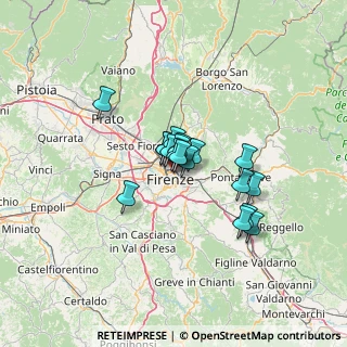 Mappa Via Luigi Salvatore Cherubini, 50136 Firenze FI, Italia (8.50778)