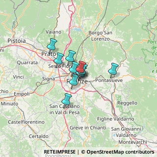 Mappa Via Luigi Salvatore Cherubini, 50136 Firenze FI, Italia (7.04727)