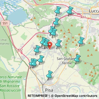 Mappa 56017, 56017 San Giuliano Terme PI, Italia (3.77267)