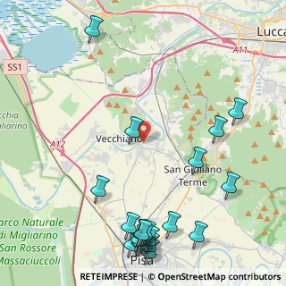 Mappa 56017, 56017 San Giuliano Terme PI, Italia (6.0585)