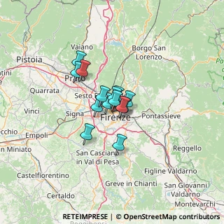 Mappa Via Cassia, 50144 Firenze FI, Italia (7.09071)
