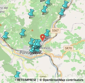 Mappa Strada Statale 67 Tosco Romagnola, 50060 Pelago FI, Italia (2.4875)