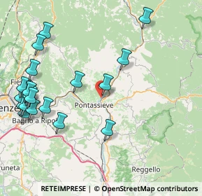 Mappa Strada Statale 67 Tosco Romagnola, 50060 Pelago FI, Italia (10.465)