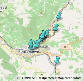 Mappa Via Francesco Petrarca, 50060 Pelago FI, Italia (1.01154)