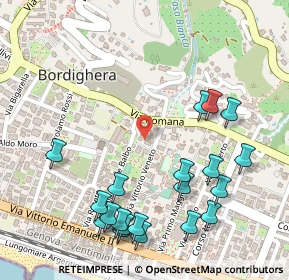 Mappa Via dei Giardini, 18012 Bordighera IM, Italia (0.3175)