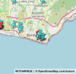 Mappa Via dei Giardini, 18012 Bordighera IM, Italia (2.66)