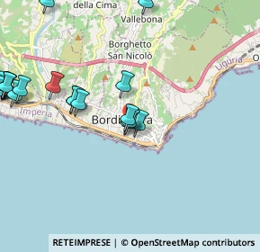 Mappa Via dei Giardini, 18012 Bordighera IM, Italia (2.60316)