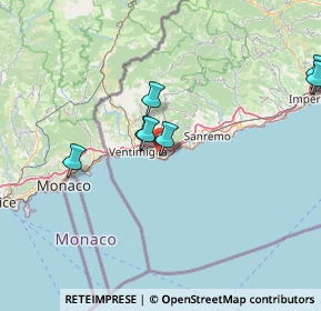 Mappa Via Aldo Moro, 18012 Bordighera IM, Italia (33.51143)