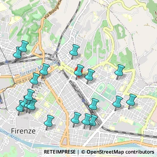 Mappa Viale dei Mille, 50131 Firenze, Italia (1.3475)
