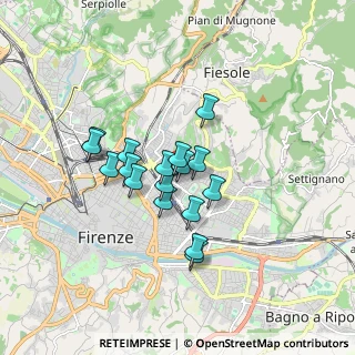 Mappa Via Nino Bixio, 50131 Firenze FI, Italia (1.28471)