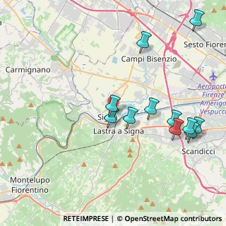Mappa Parco dei renai, 50058 Signa FI, Italia (4.46273)