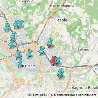Mappa Via Pietro Carnesecchi, 50131 Firenze, Italia (2.54133)