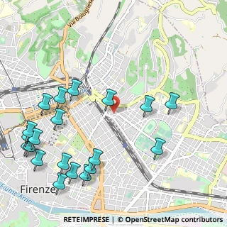 Mappa Via del Pratellino, 50132 Firenze FI, Italia (1.401)