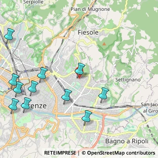 Mappa Via delle Cento Stelle, 50131 Firenze FI, Italia (2.84)