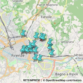 Mappa Via delle Cento Stelle, 50131 Firenze FI, Italia (1.52722)