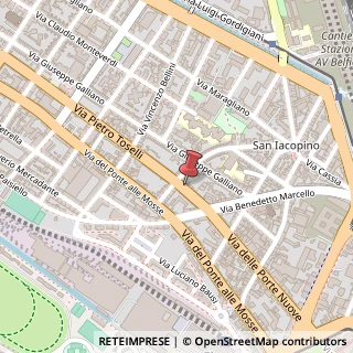 Mappa Via Pietro Toselli, 2/Rosso, 50144 Firenze, Firenze (Toscana)
