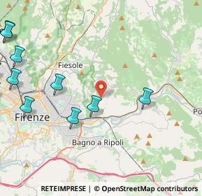 Mappa Via di S. Romano, 50135 Firenze FI, Italia (6.65615)