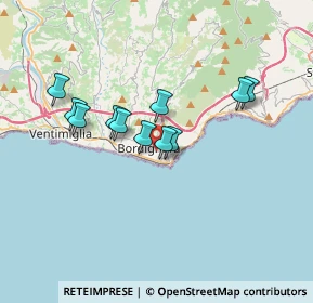 Mappa Via Stoppani, 18012 Bordighera IM, Italia (2.90545)