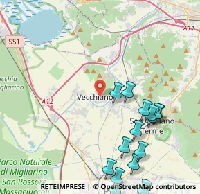 Mappa Via G. Puccini, 56019 Vecchiano PI, Italia (5.53938)