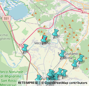 Mappa Via G. Puccini, 56019 Vecchiano PI, Italia (6.4525)