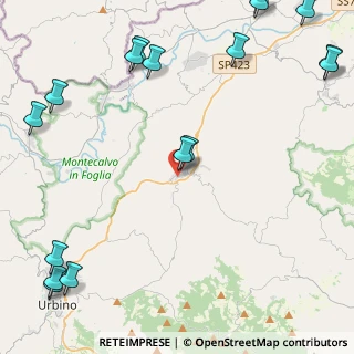Mappa Via Monte Cucco, 61029 Petriano PU, Italia (6.86471)