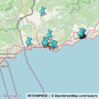 Mappa Via Guglielmo Marconi, 18019 Vallecrosia IM, Italia (7.52733)