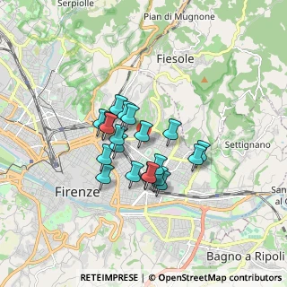 Mappa Via Aurelio Saffi, 50131 Firenze, Italia (1.2775)