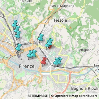 Mappa Via Aurelio Saffi, 50131 Firenze, Italia (2.08692)