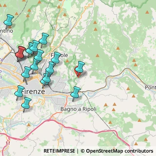 Mappa Via Simone Mosca, 50135 Firenze FI, Italia (5.39211)