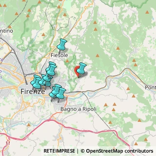 Mappa Via Simone Mosca, 50135 Firenze FI, Italia (3.67333)
