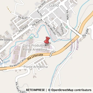 Mappa Via M.te Acuto, 4, 61029 Urbino, Pesaro e Urbino (Marche)