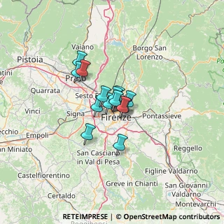 Mappa Piazza San Jacopino Via Bartolomeo 12 c Rosso, 50144 Firenze FI, Italia (7.05143)