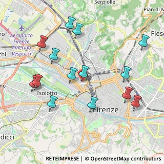 Mappa Piazza San Jacopino Via Bartolomeo 12 c Rosso, 50144 Firenze FI, Italia (2.25)