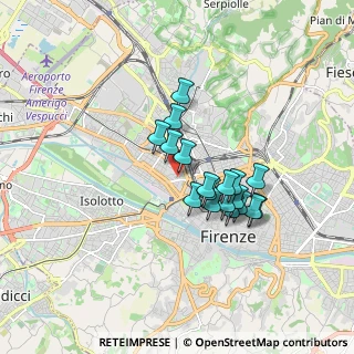 Mappa Piazza San Jacopino Via Bartolomeo 12 c Rosso, 50144 Firenze FI, Italia (1.345)