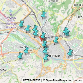 Mappa Piazza San Jacopino Via Bartolomeo 12 c Rosso, 50144 Firenze FI, Italia (1.92133)
