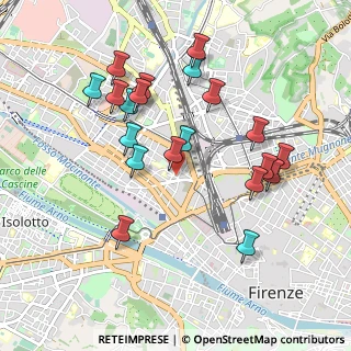 Mappa Piazza San Jacopino Via Bartolomeo 12 c Rosso, 50144 Firenze FI, Italia (0.9845)